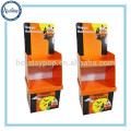 Tienda al por menor Corrugated Advertising Display Floor Stand para Electronic Accessory